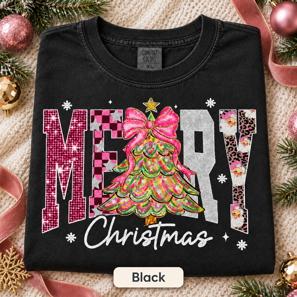 CUTE MERRY CHRISTMAS T-SHIRT