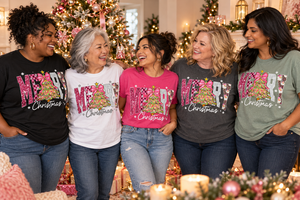 CUTE MERRY CHRISTMAS T-SHIRT