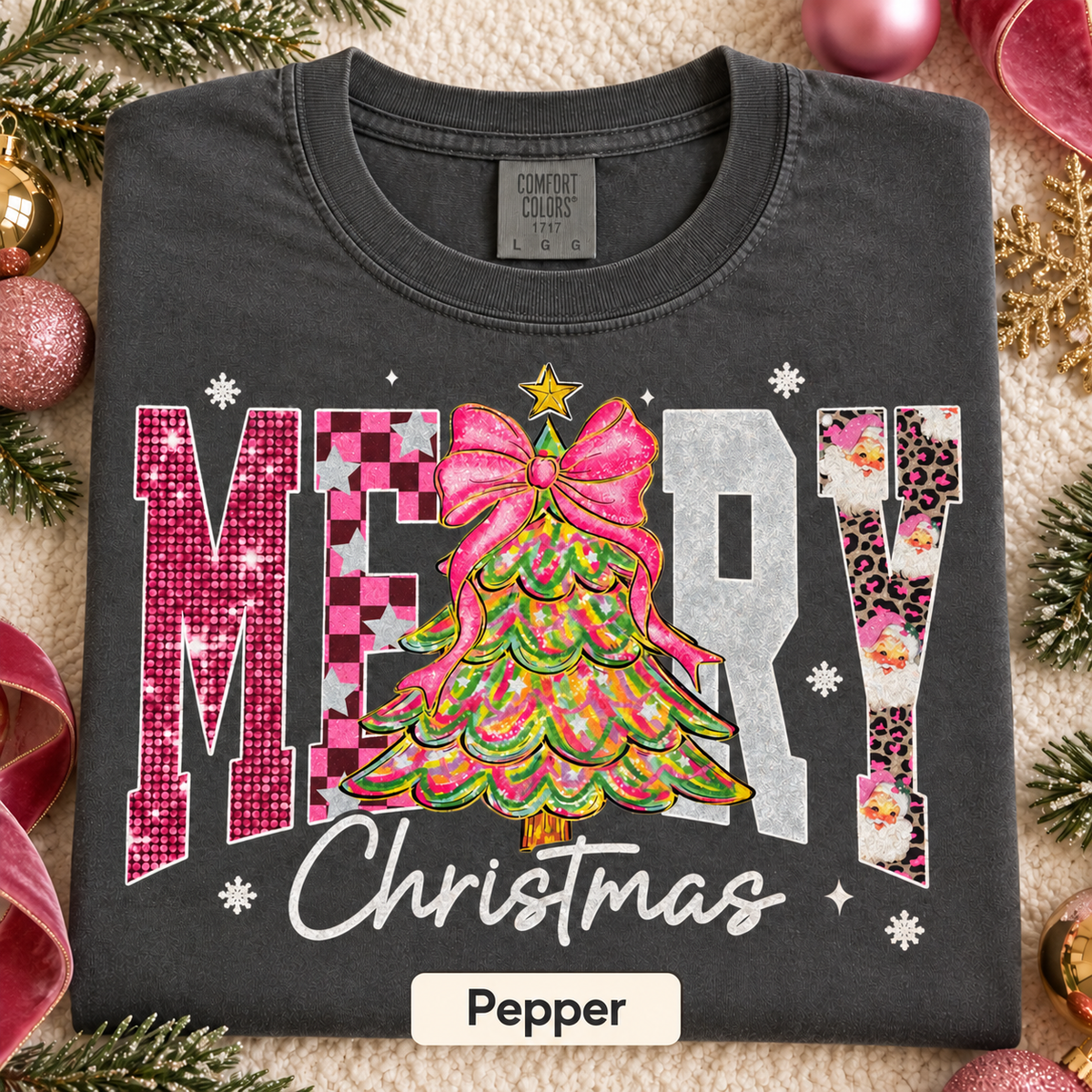 CUTE MERRY CHRISTMAS T-SHIRT