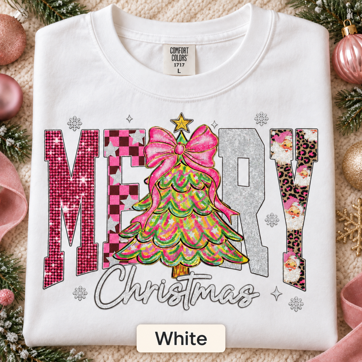 CUTE MERRY CHRISTMAS T-SHIRT