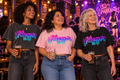 ISOLATED NEON OMBRE - LOS SPARKNOTES - BOXY CROP TEE