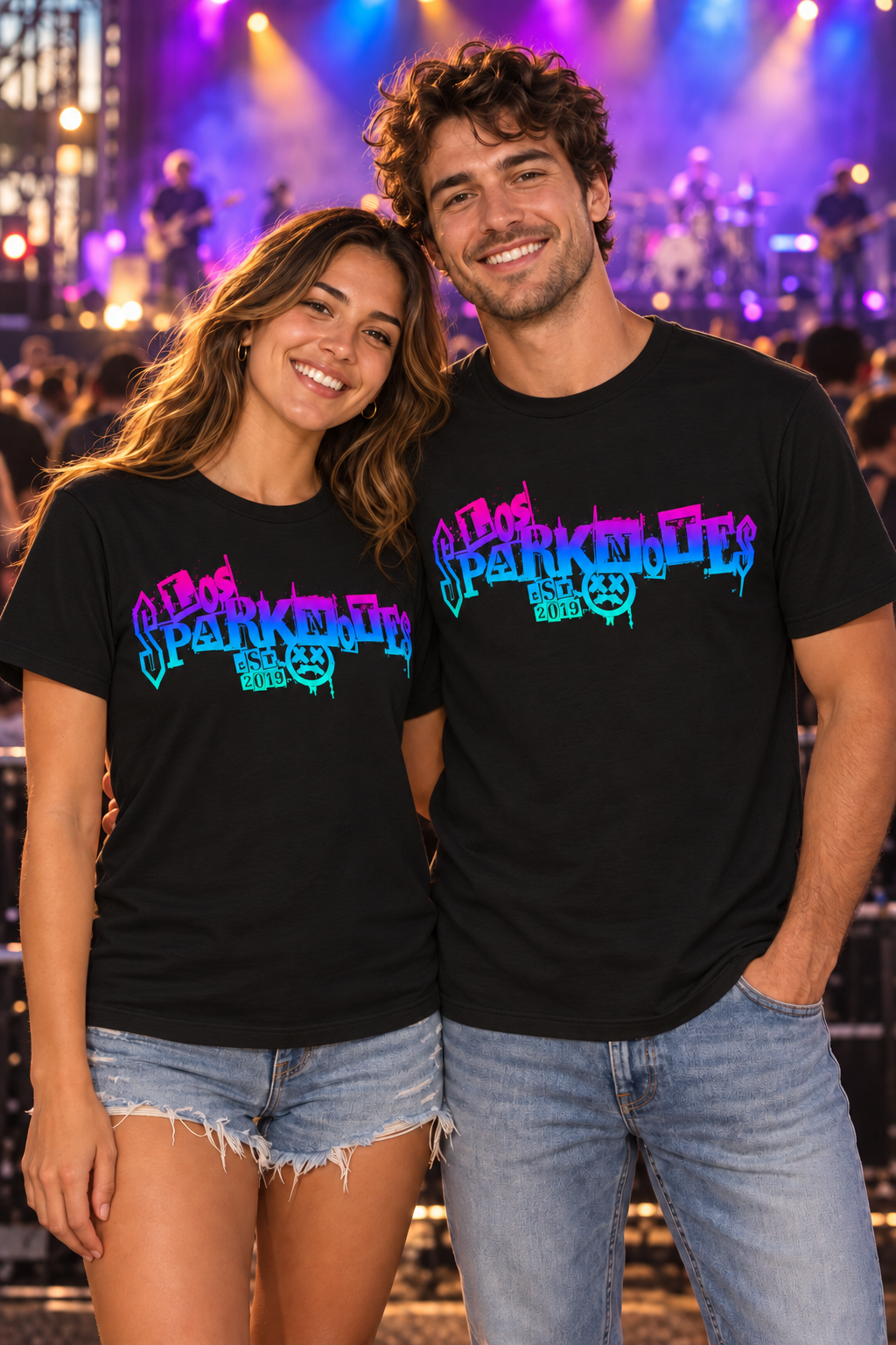 LOS SPARKNOTES ISOLATED NEON OMBRE T-SHIRT