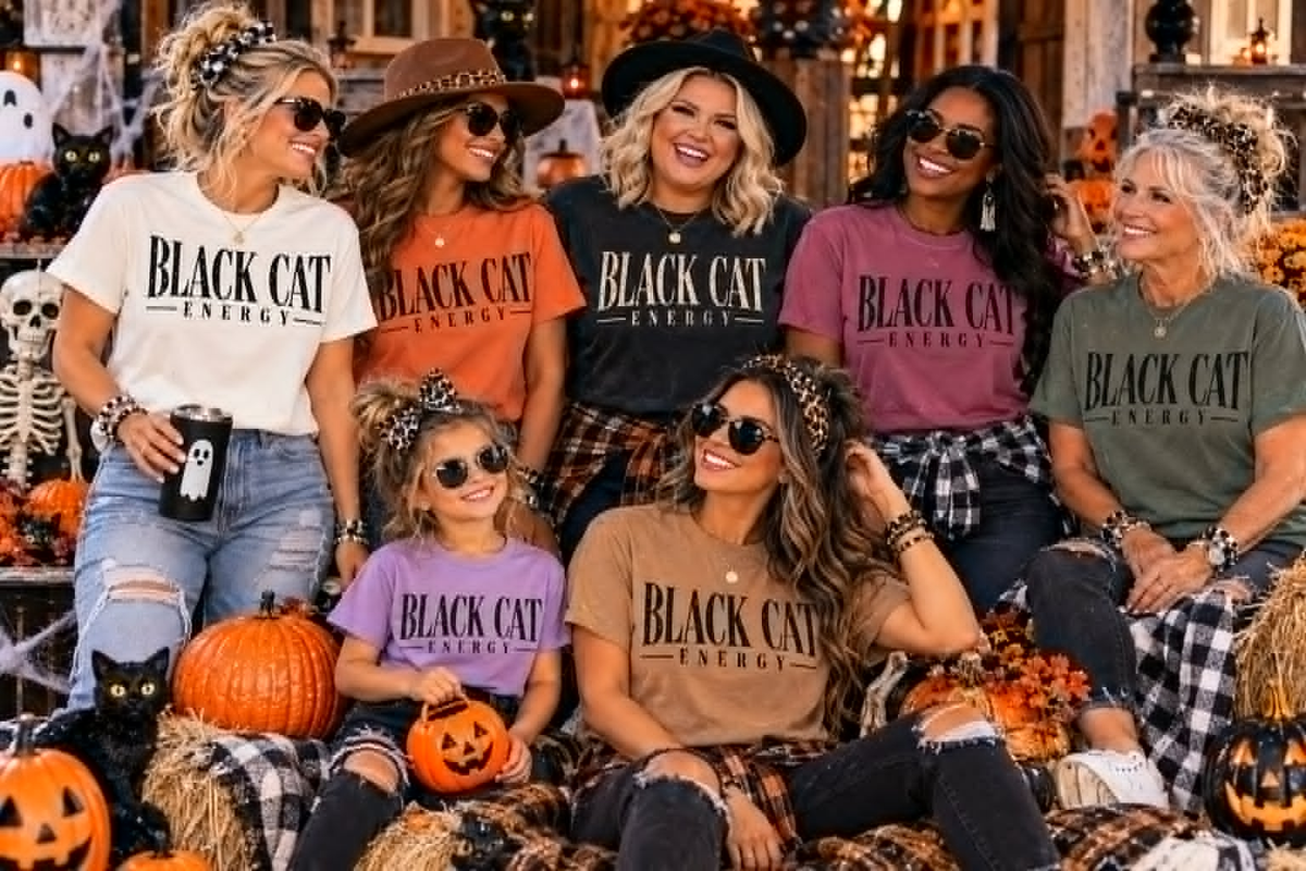 BLACK CAT ENERGY T-SHIRT