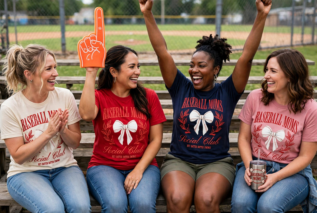 BASEBALL MOMS SOCIAL CLUB T-SHIRT