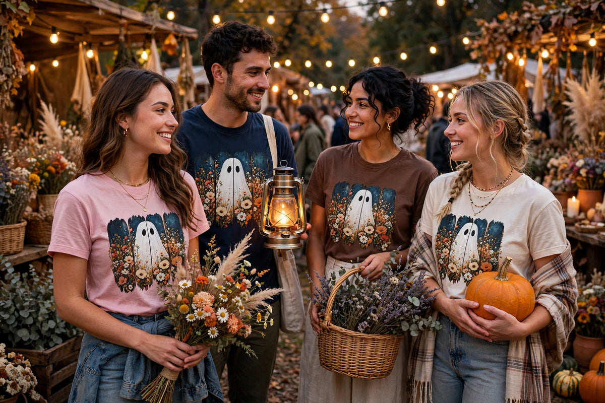 GHOST IN THE PALE MOONLIGHT T-SHIRT